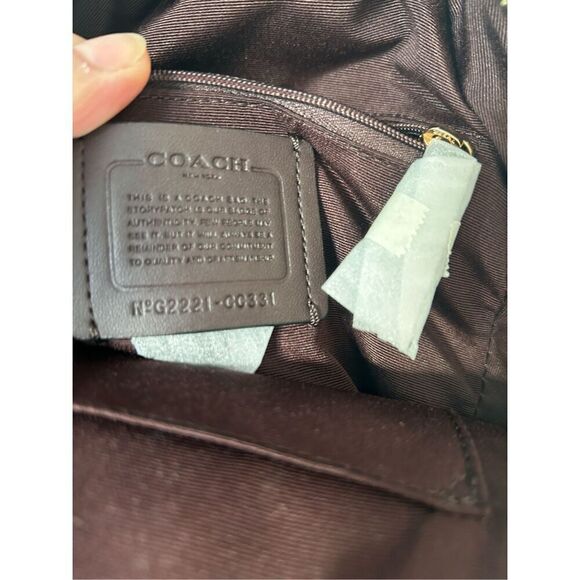 Coach MINi Court Backpack In Signature Canvas With Fairytale Rose Print unique - Picture 7 of 9